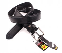 Souvenir Belts (3.5cm Black Crocodile) BLT-CR1 Souvenir Belts (3.5cm Black Crocodile) BLT-CR1