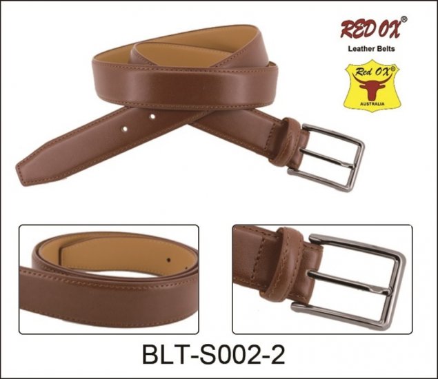 3.5cm Genuine Leather Belts (Brown) BLT-S002-2