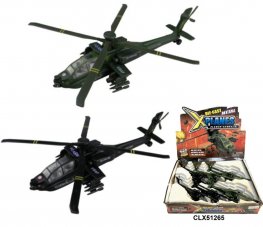 AH-64A Apache Attack Helicopter (U.S. Air Force) 9" Diecast Model CLX51265 AH-64A Apache Attack Helicopter (U.S. Air Force) 9" Diecast Model CLX51265