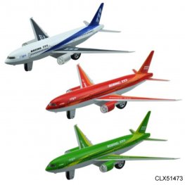 Boeing 777 Airliner with Light & Sound 9" Diecast Model CLX51473 Boeing 777 Airliner with Light & Sound 9" Diecast Model CLX51473