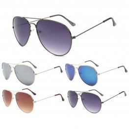 Spherical Lens Aviator Metal Sunglasses AV014 Spherical Lens Aviator Metal Sunglasses AV014