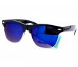 Designer Fashion Metal Tinted Lens Sunglasses FM2114-2