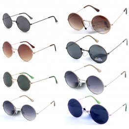 John Lenon Fashion Metal Sunglasses - Mixed 2 Styles JL005/06