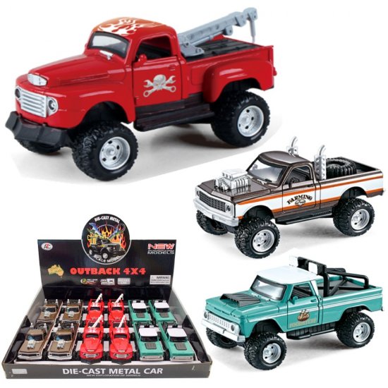 1:36 Diecast Outback 4x4 Ford Pick Ups AO638-12D