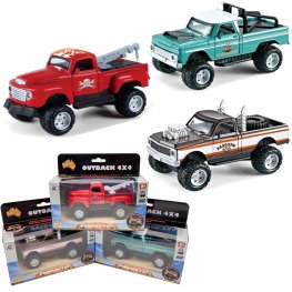 1:36 Diecast Outback 4x4 Ford Pick Ups, AO638W 1:36 Diecast Outback 4x4 Ford Pick Ups, AO638W