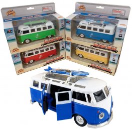 1:32 VW Bus with colour surfboard FY8011SW 1:32 VW Bus with colour surfboard FY8011SW