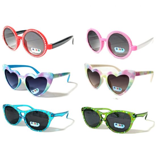 Koala Collection Kids Fashion Girls Sunglasses 3 Style Asst. KF7156/57/58