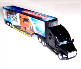 1:68 Kenworth Truck T700 with Container, Mixed Colour (Red, Black, Blue, White) KT1302D 1:68 Kenworth Truck T700 with Container, Mixed Colour (Red, Black, Blue, White) KT1302D