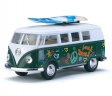 1:32 5" 1962 VW Classical Bus with Printing & Surf Board KT5060DFS