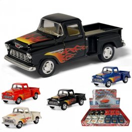 1:32 1955 Chevy Stepside Pick Up with Printing (4 Colors) KT5330DF 1:32 1955 Chevy Stepside Pick Up with Printing (4 Colors) KT5330DF