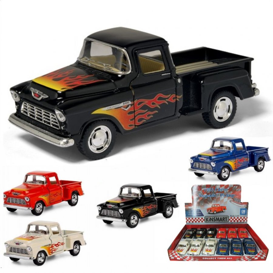 1:32 1955 Chevy Stepside Pick Up with Printing (4 Colors) KT5330DF