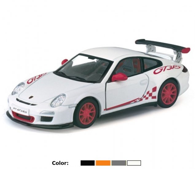 2010 Porsche 911 GT3 RS 1:36 Diecast Model (5\" Asst Colour) KT5352D