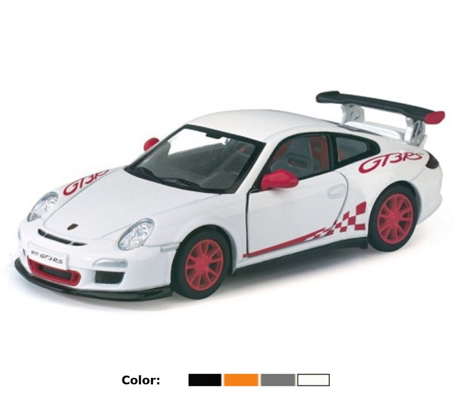 2010 Porsche 911 GT3 RS 1:36 Diecast Model (5\" Asst Colour) KT5352D