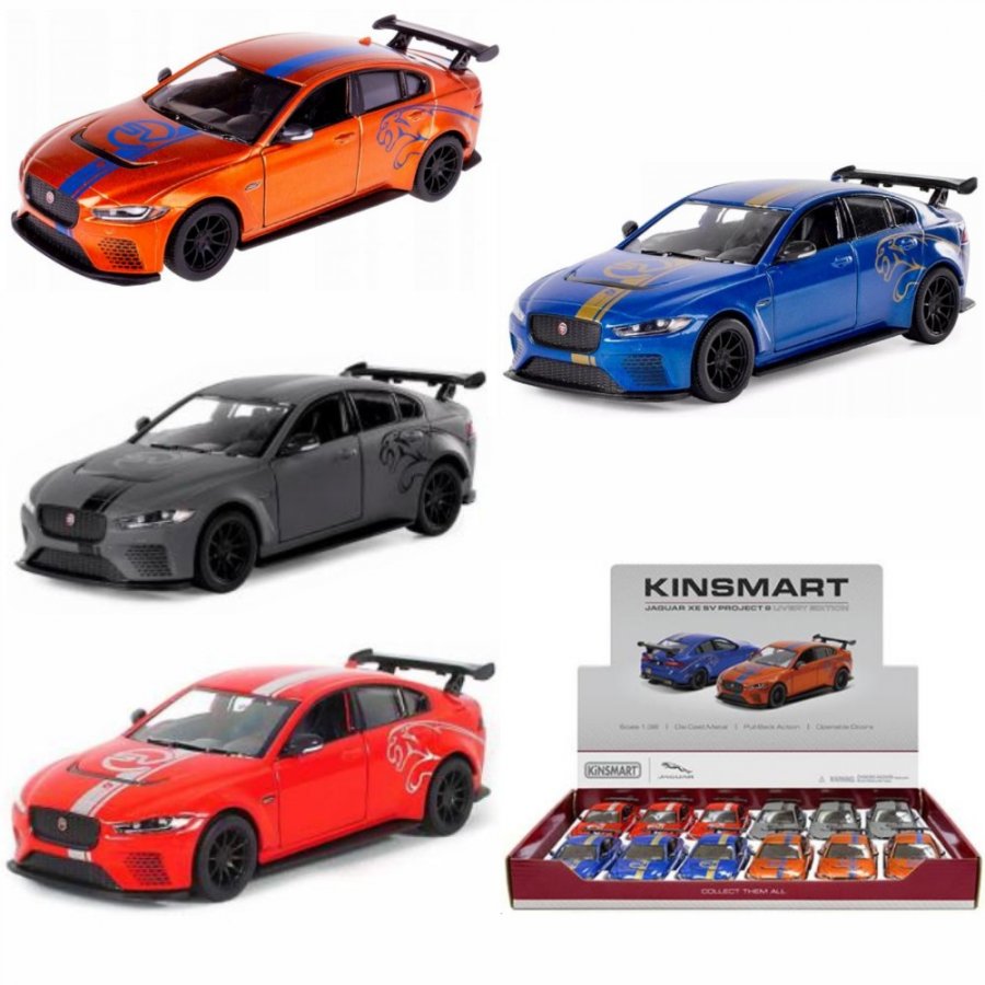 1:38 5\'\' Jaguar XE SV Project 8 (4 asst.colors) KT5416DF