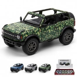 1:34 2022 Ford Bronco Camo Edition (Open Top) KT5445DA 1:34 2022 Ford Bronco Camo Edition (Open Top) KT5445DA