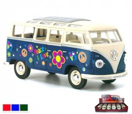 1:24 1962 Volkswagen Classical Bus with Printing (3 Colors) KT7005DF 1:24 1962 Volkswagen Classical Bus with Printing (3 Colors) KT7005DF