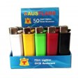 Solid Colors Disposable Gas & Flint Lighters - DL-845-SC