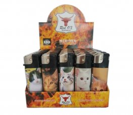 Cat Electronic Gas Refillable Lighters RF-834-Cat Cat Electronic Gas Refillable Lighters RF-834-Cat