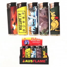 Aussie Electronic Gas Refillable Lighters TD817-AU