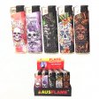 Skull Electronic Gas Refillable Lighters TD817-Skull