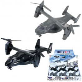8" Diecast Models 1:400 Bell Boeing V-22 Osprey (2 Colours) MLQ2487D-6 8" Diecast Models 1:400 Bell Boeing V-22 Osprey (2 Colours) MLQ2487D-6