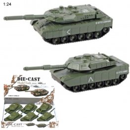 8" Diecast Models 1:24 Combat Tank (2 Styles) MLQ2488D-6 8" Diecast Models 1:24 Combat Tank (2 Styles) MLQ2488D-6