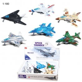 5" Diecast Models 1:128 Fighter Jet (6 Assot.) MLQ2495D-6 5" Diecast Models 1:128 Fighter Jet (6 Assot.) MLQ2495D-6