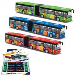 7" Diecast Models 1:64 City Long Bus (3 Assot.) MLQ2555D-6 7" Diecast Models 1:64 City Long Bus (3 Assot.) MLQ2555D-6
