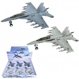 8" 1:400 Diecast Models F18 Fighter Jet MLQ2585D-6 8" 1:400 Diecast Models F18 Fighter Jet MLQ2585D-6