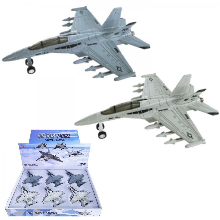 8\" 1:400 Diecast Models F18 Fighter Jet MLQ2585D-6