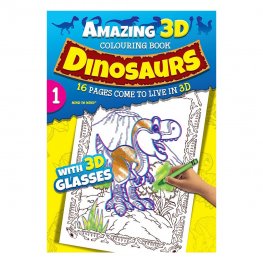 Amazing 3D Dinosaurs Colouring Book 1 (MM00602) Amazing 3D Dinosaurs Colouring Book 1 (MM00602)