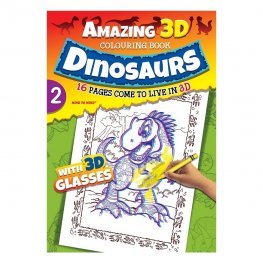 Amazing 3D Dinosaurs Colouring Book 2 (MM00701) Amazing 3D Dinosaurs Colouring Book 2 (MM00701)