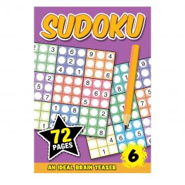 72 Pages Sudoku Book 6 (MM01007) 72 Pages Sudoku Book 6 (MM01007)