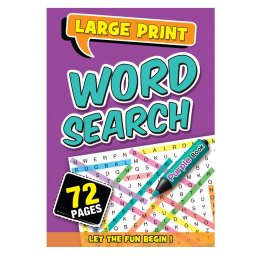 72 Pages Word Search Book Purple (MM01205) 72 Pages Word Search Book Purple (MM01205)