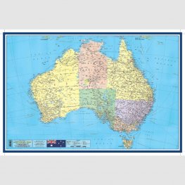 Educational Poster Australian Map (MM01325) Educational Poster Australian Map (MM01325)