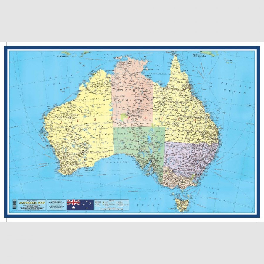 Educational Poster Australian Map (MM01325)