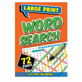 72 Pages Word Search Book Orange (MM01403) 72 Pages Word Search Book Orange (MM01403)