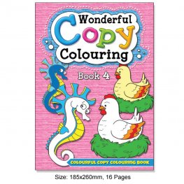 Wonderful Copy Colouring Book 4 (MM08608) Wonderful Copy Colouring Book 4 (MM08608)