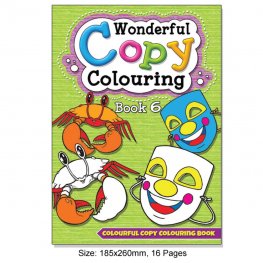 Wonderful Copy Colouring Book 6 (MM08806) Wonderful Copy Colouring Book 6 (MM08806)