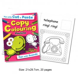 Fun With Cut & Paste Copy Colouring Playtime (MM10173) Fun With Cut & Paste Copy Colouring Playtime (MM10173)