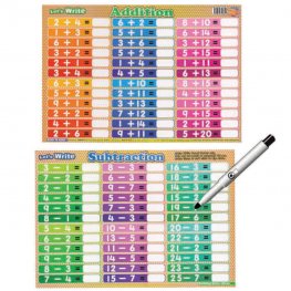 Writing Board Let's Write Addition & Subtraction (MM10821) Writing Board Let's Write Addition & Subtraction (MM10821)