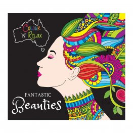 Colour 'N' Relax Fantastic Beauties (48 Pages Adult Colouring Book) MM11501 Colour 'N' Relax Fantastic Beauties (48 Pages Adult Colouring Book) MM11501