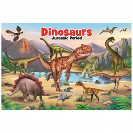 Dinisaurs Jurassic Period - Educational Chart (MM24600) Dinisaurs Jurassic Period - Educational Chart (MM24600)