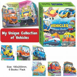 My Unique Collection of Vehicles Shape Books (MM26000) My Unique Collection of Vehicles Shape Books (MM26000)