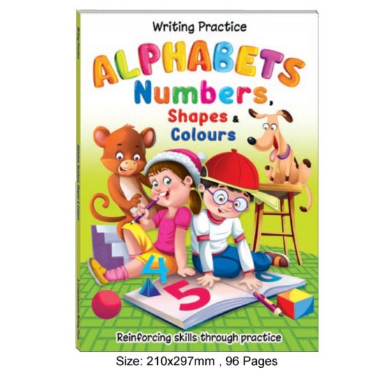 Writing Practice Alphanet Numbers Shapes & Colours