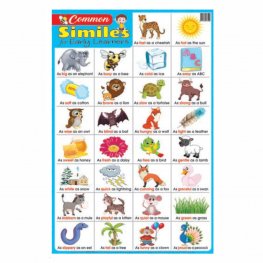 Educational Chart Common Similes for Early Learners (MM37400) Educational Chart Common Similes for Early Learners (MM37400)