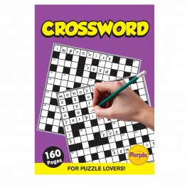 160 Pages Cross Word Book Purple (MM37440) 160 Pages Cross Word Book Purple (MM37440)