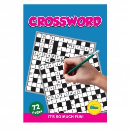72 Pages Cross Word Book Blue (MM37464) 72 Pages Cross Word Book Blue (MM37464)