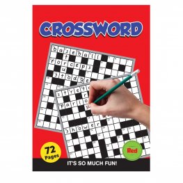 72 Pages Cross Word Book Red (MM37471) 72 Pages Cross Word Book Red (MM37471)