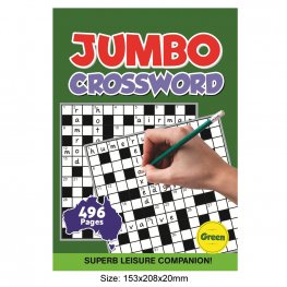 496 Pages Cross Word Book Green (MM37488) 496 Pages Cross Word Book Green (MM37488)